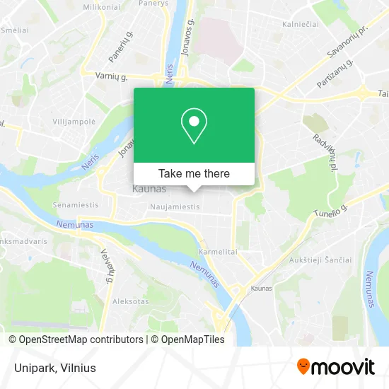 Unipark map