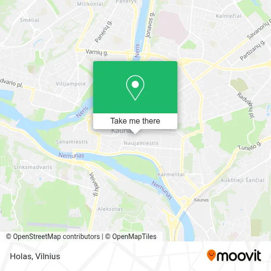 Holas map