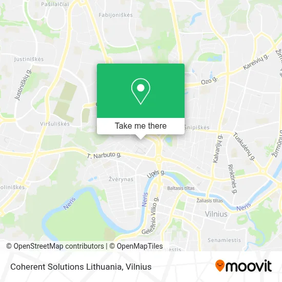 Coherent Solutions Lithuania map
