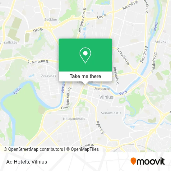 Ac Hotels map