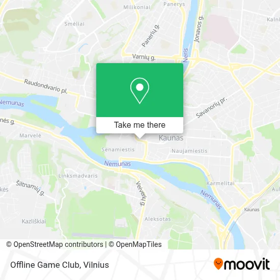Offline Game Club map