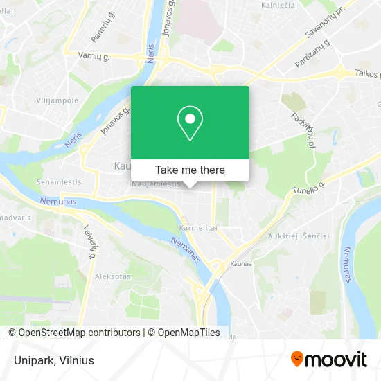 Unipark map