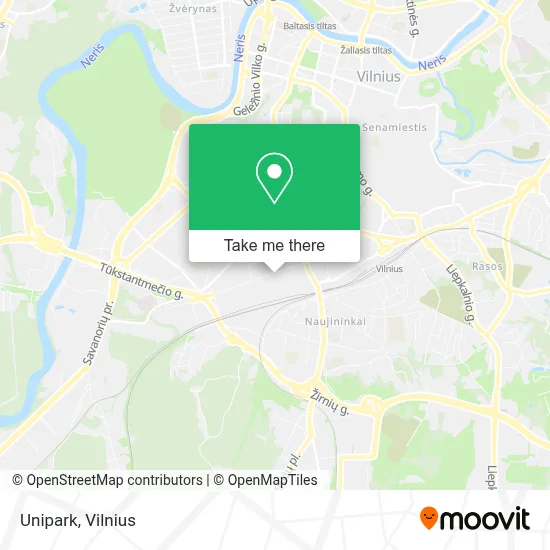 Unipark map