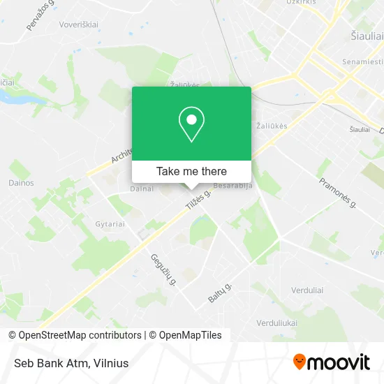 Seb Bank Atm map