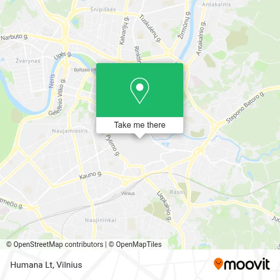 Humana Lt map