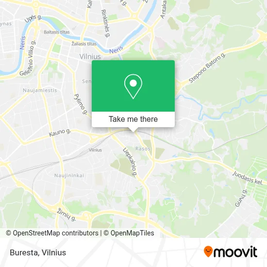 Buresta map
