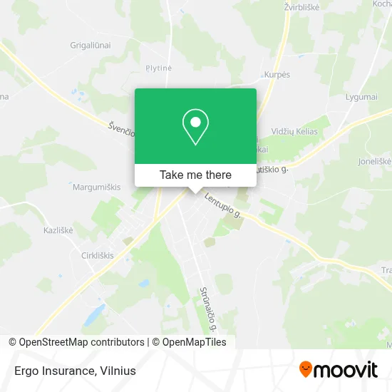 Ergo Insurance map