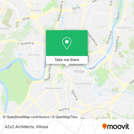 A2x2 Architects map