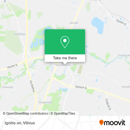 Ignitis on map