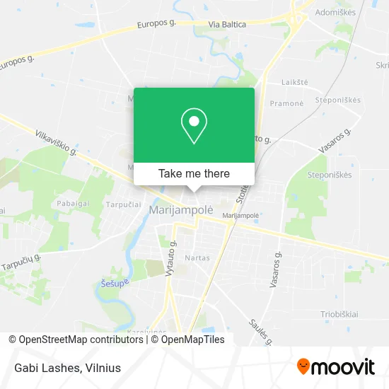 Gabi Lashes map