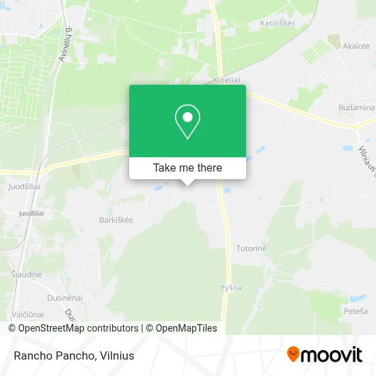 Rancho Pancho map