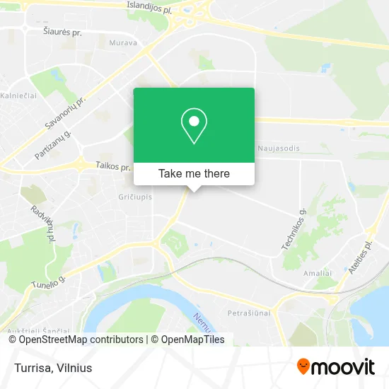 Turrisa map