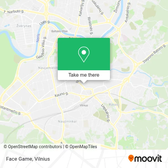 Face Game map