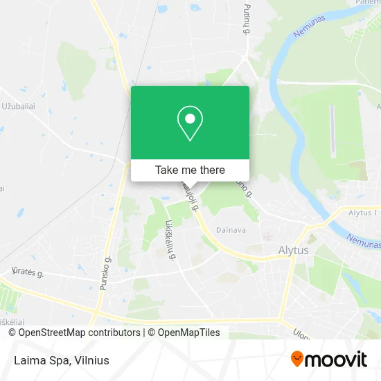 Laima Spa map