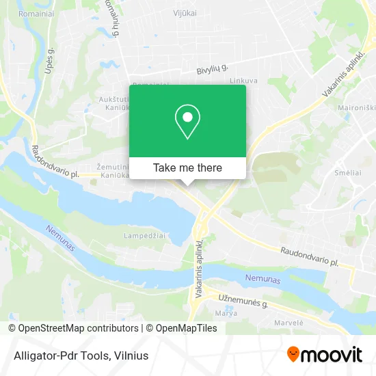 Alligator-Pdr Tools map