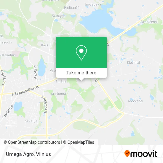 Umega Agro map