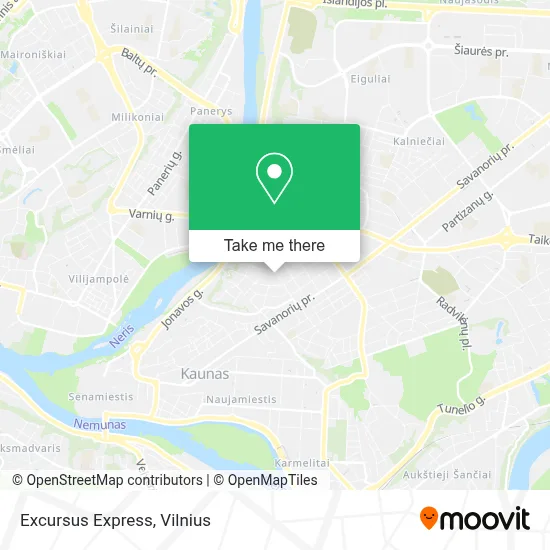 Excursus Express map