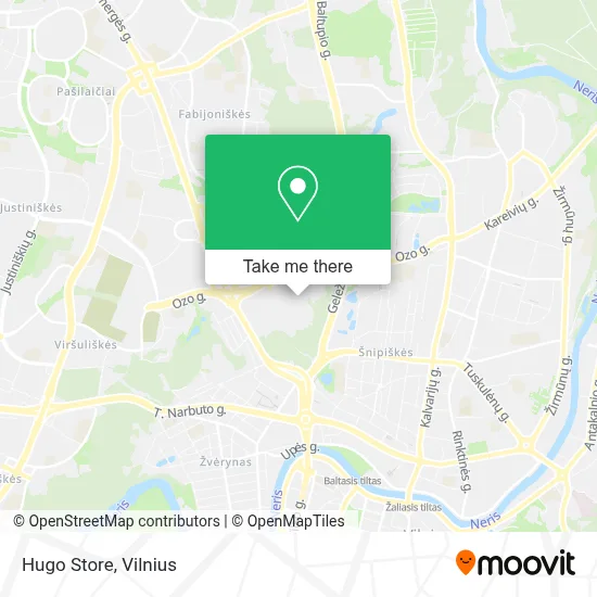 Hugo Store map