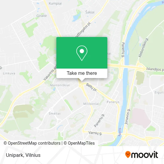 Unipark map