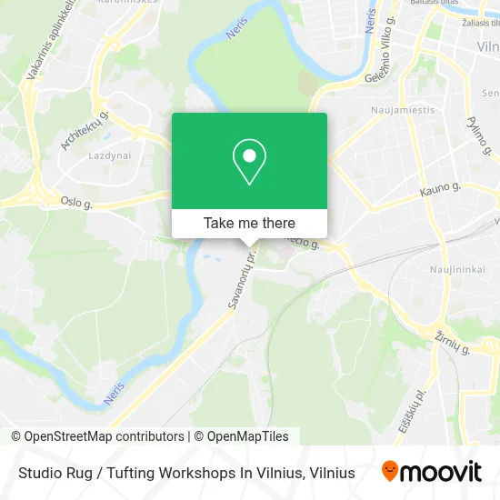 Studio Rug / Tufting Workshops In Vilnius map