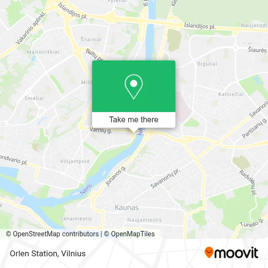 Orlen Station map