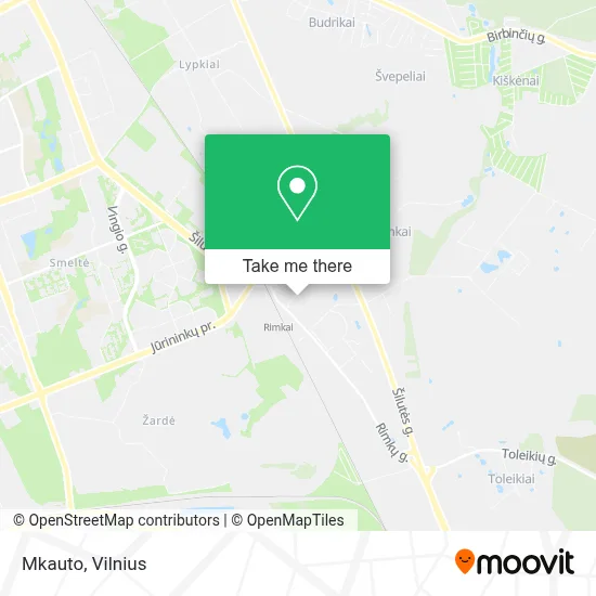 Mkauto map