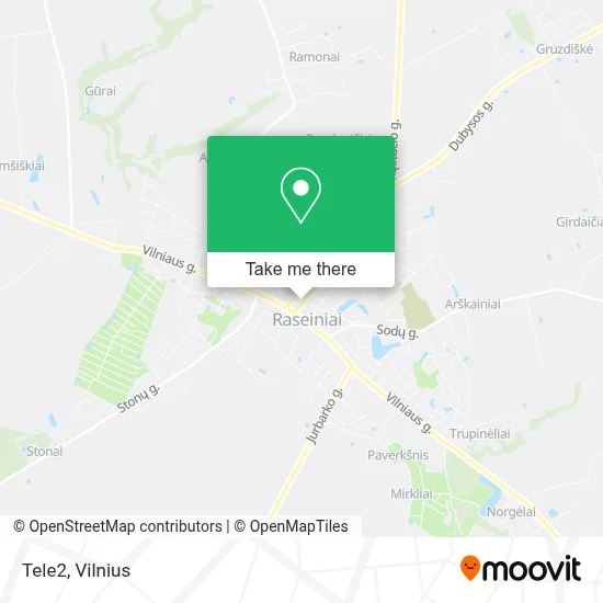 Tele2 map