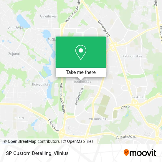SP Custom Detailing map