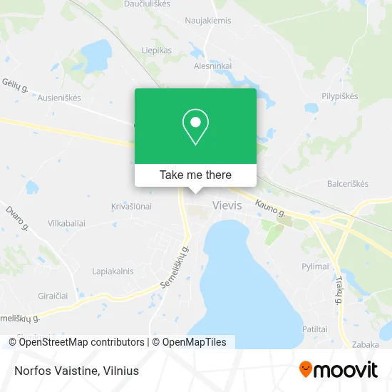Norfos Vaistine map