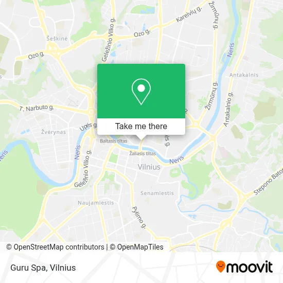 Guru Spa map