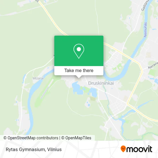 Rytas Gymnasium map