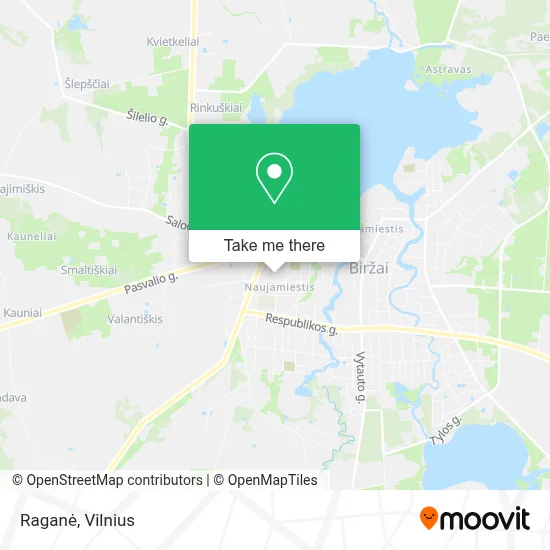 Raganė map