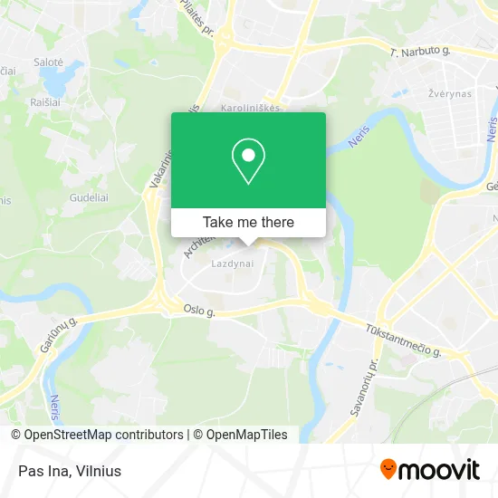 Pas Ina map