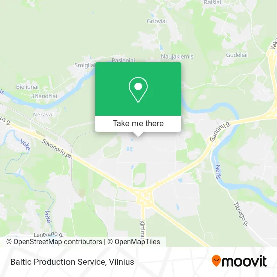 Baltic Production Service map