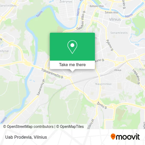 Uab Prodevia map