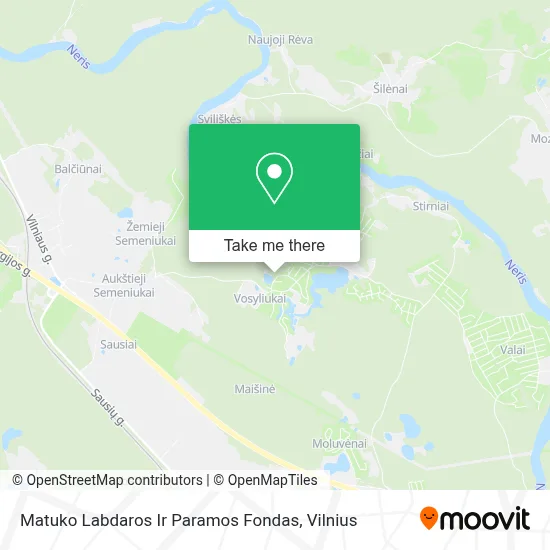 Matuko Labdaros Ir Paramos Fondas map