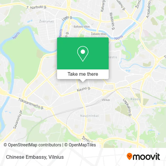 Chinese Embassy map