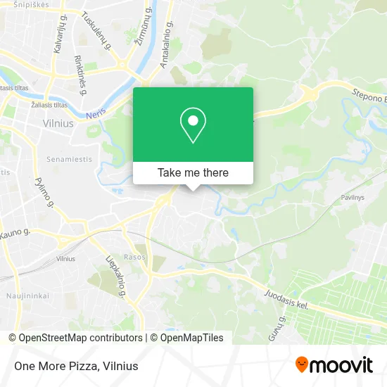One More Pizza map