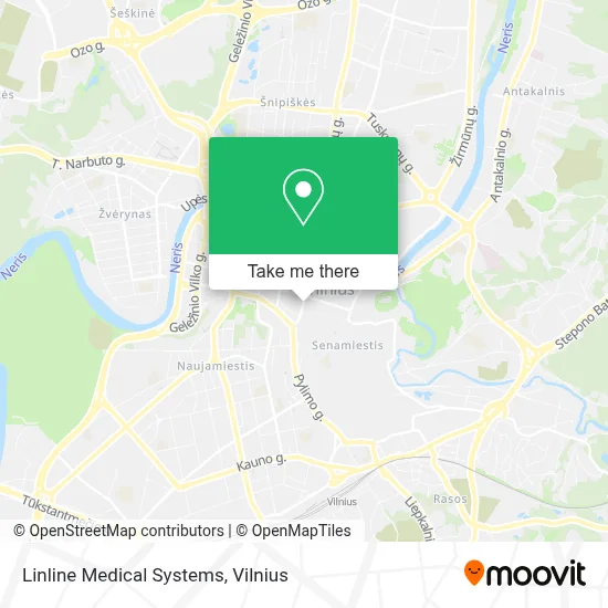Linline Medical Systems map