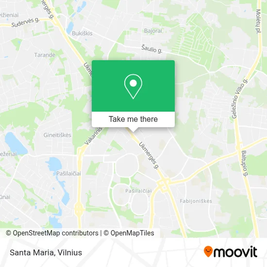Santa Maria map