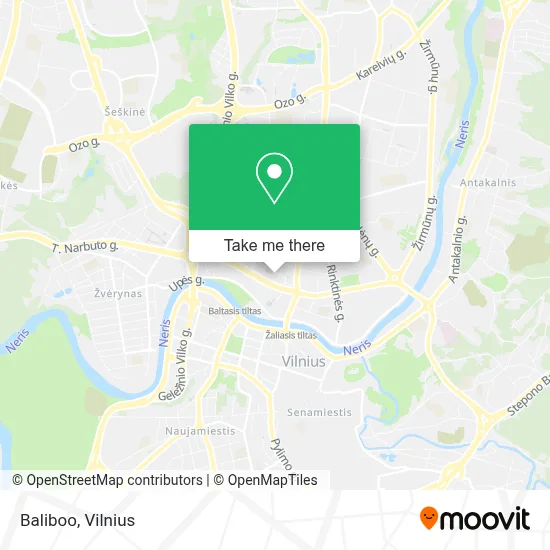 Baliboo map