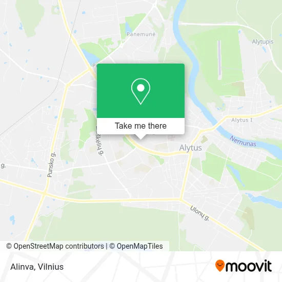 Alinva map