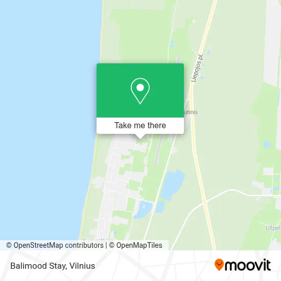 Balimood Stay map