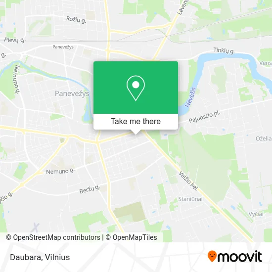 Daubara map