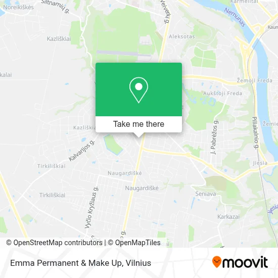 Emma Permanent & Make Up map