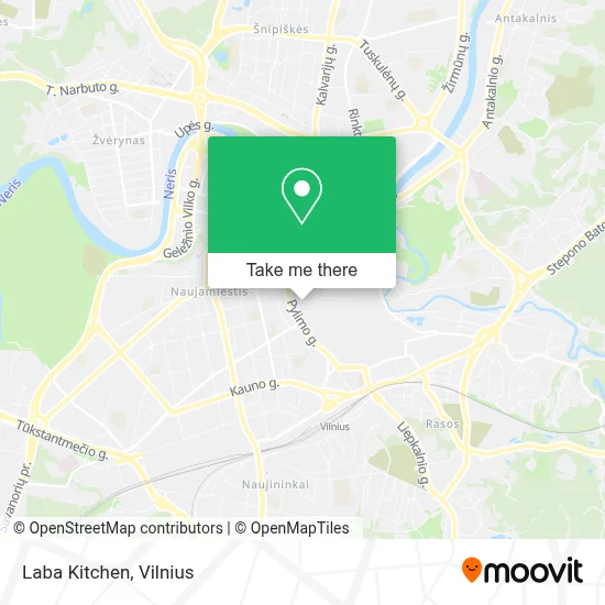 Laba Kitchen map
