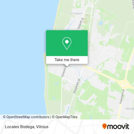 Locales Bodega map