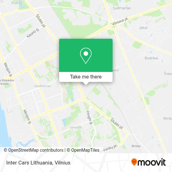 Inter Cars Lithuania map