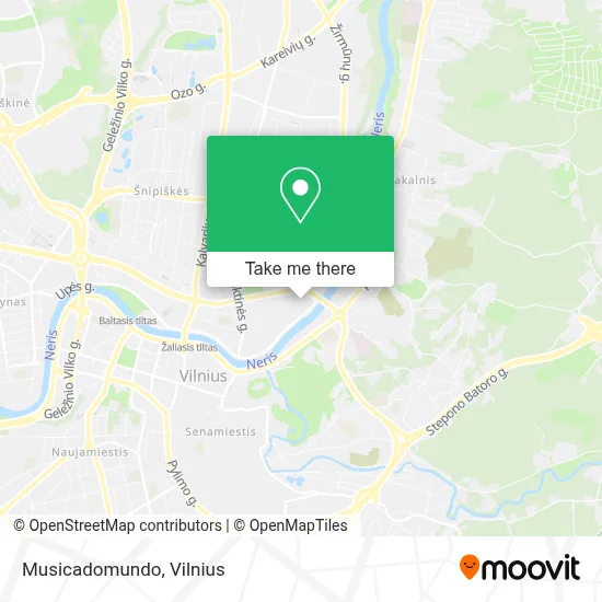 Musicadomundo map