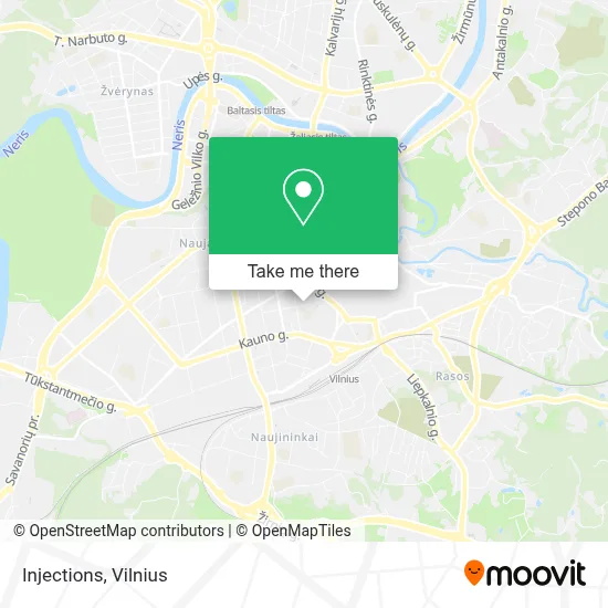 Injections map